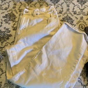 Madewell Women's Off-White Straight Leg Jeans